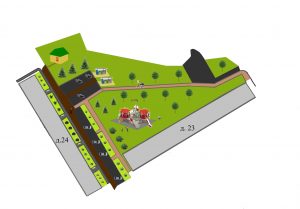 дизайн-проект части дворовой территории у д. 23,24,25,26